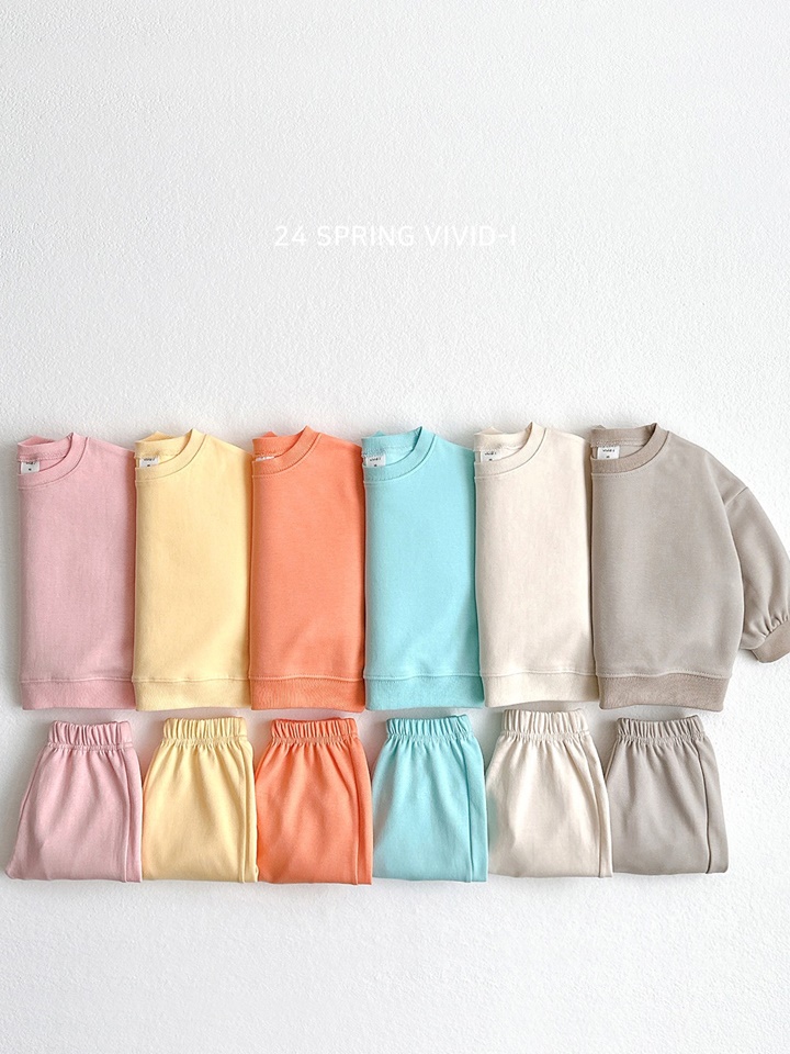 Spring Daily Top Bottom Set