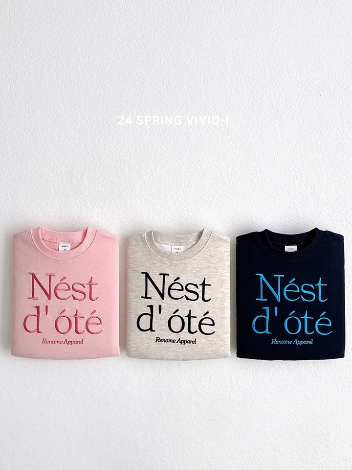 Nest Embroidery Sweatshirt