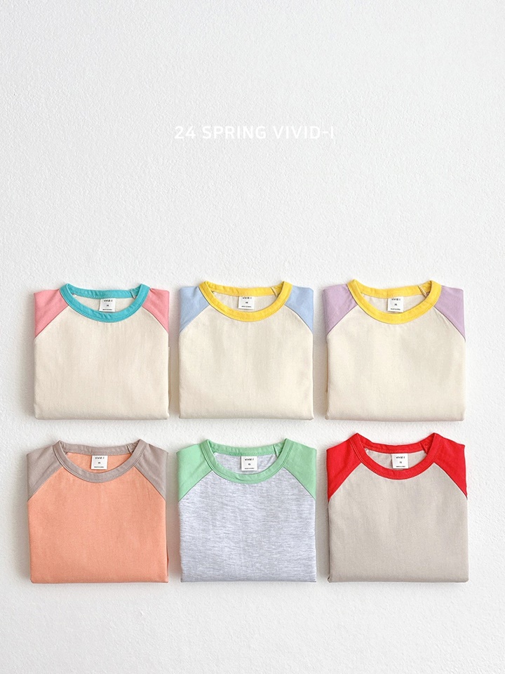 Color Raglan Tee
