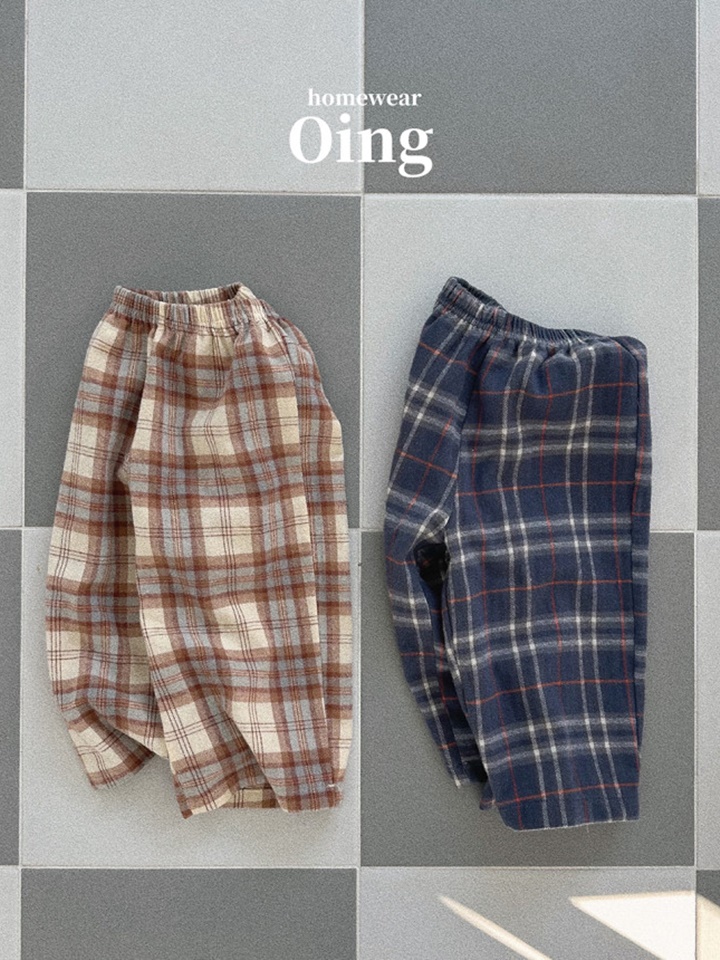 Sen Check Sleep Pants
