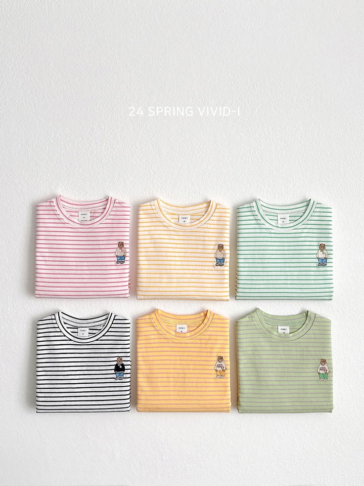 24 ST Bear Embroidery Single Tee