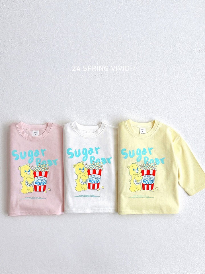Popcorn Bear Single Tee