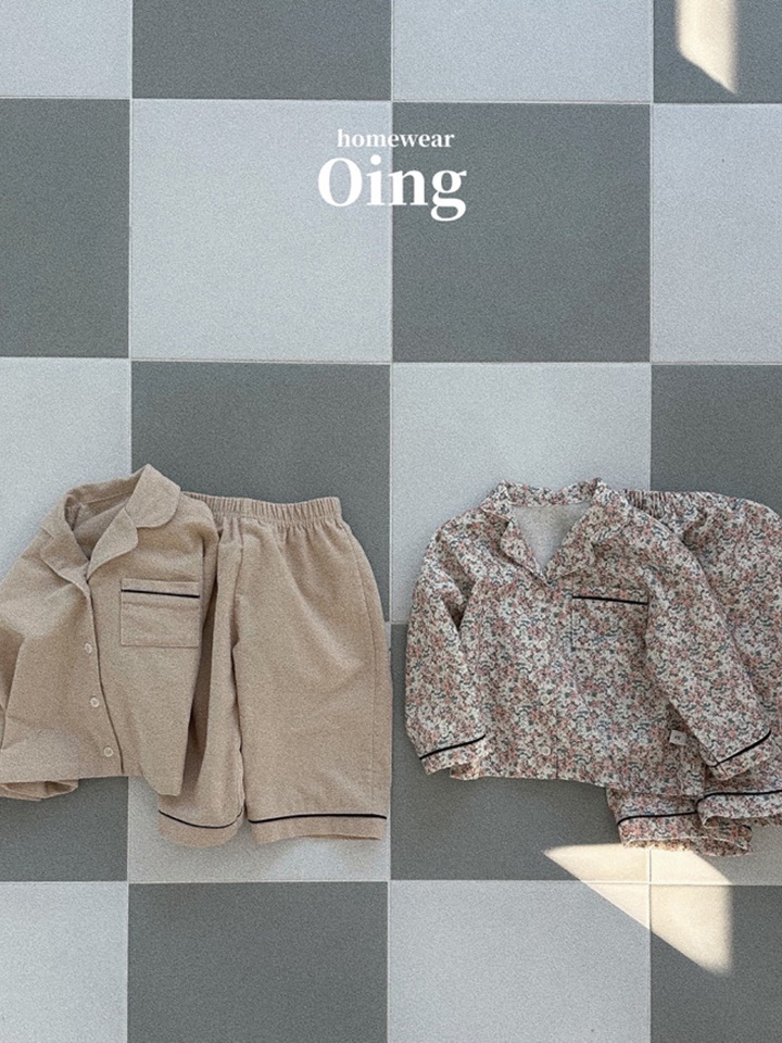 Village Pajama Top Bottom Set