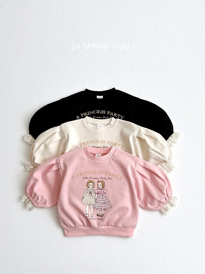 Lace Sleeve Sweatshirt