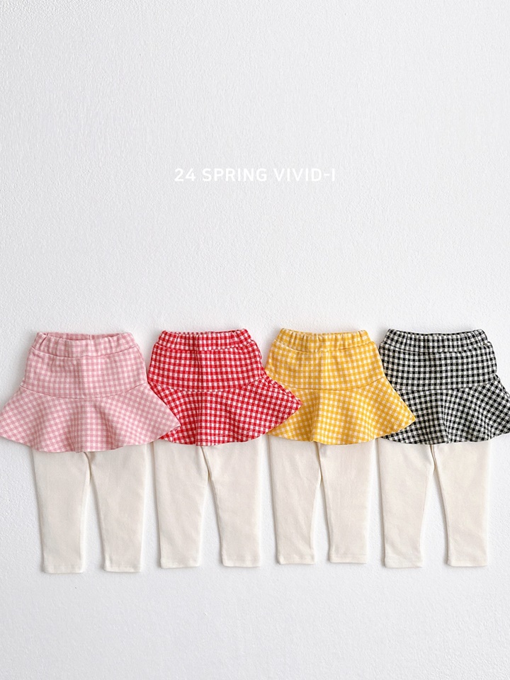 Check Check Skirt Leggings