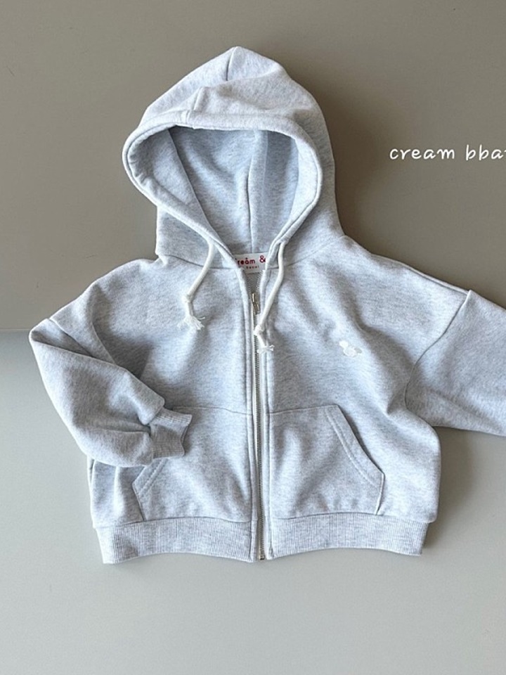 Embroidery Hoody Zip Up