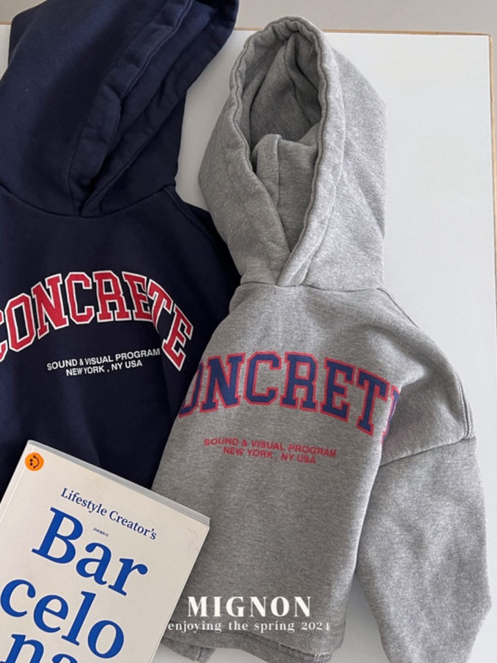 Lettering Crop Hoody