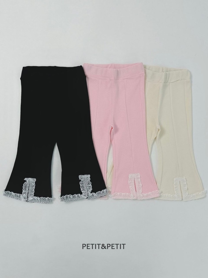 Slit Lace Pants