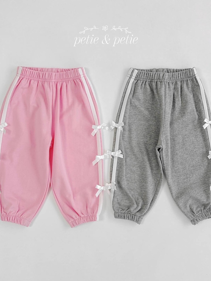 Ribbon Tape Jogger Pants