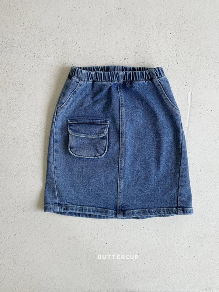 Long Denim Skirt