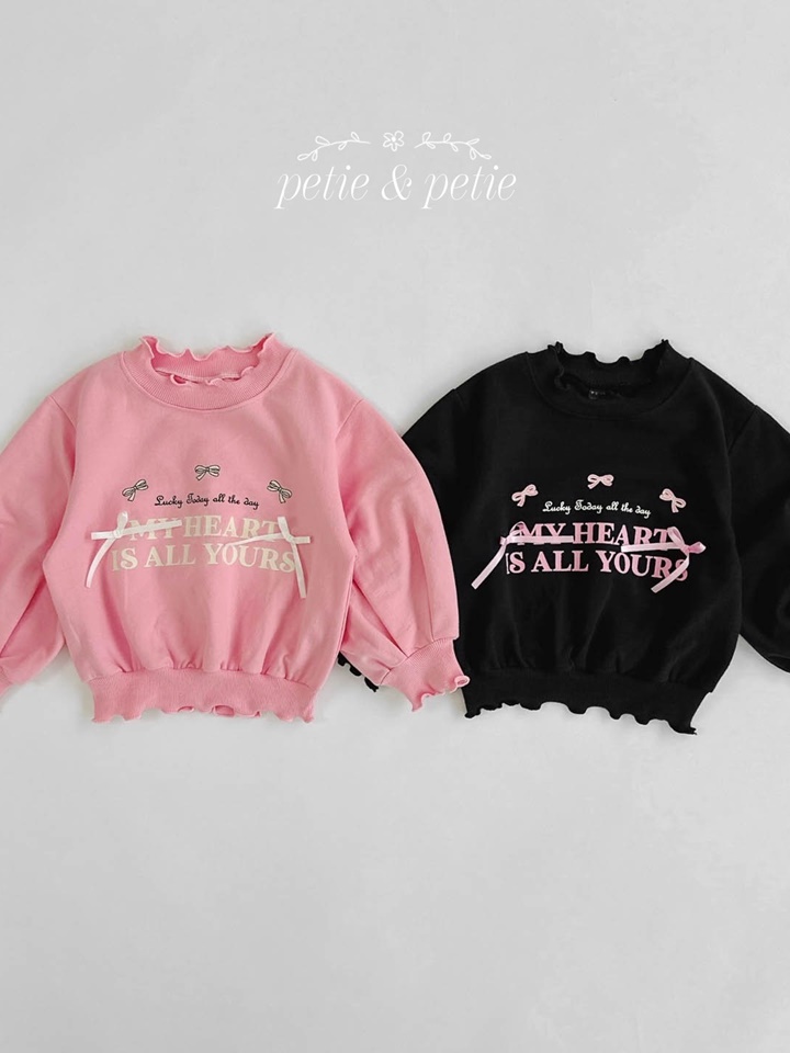 My Heart Ribbon Sweatshirt