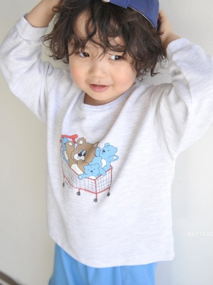 Bear Cart Waffle Tee