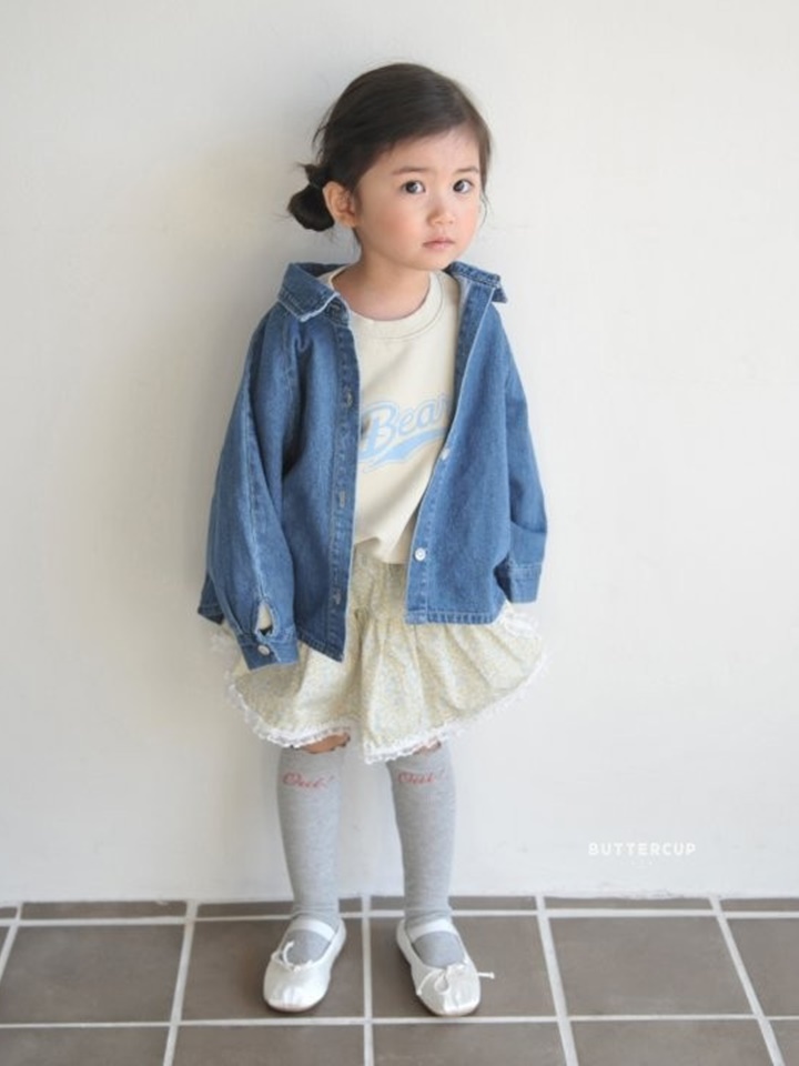 Round Denim Shirt Jacket