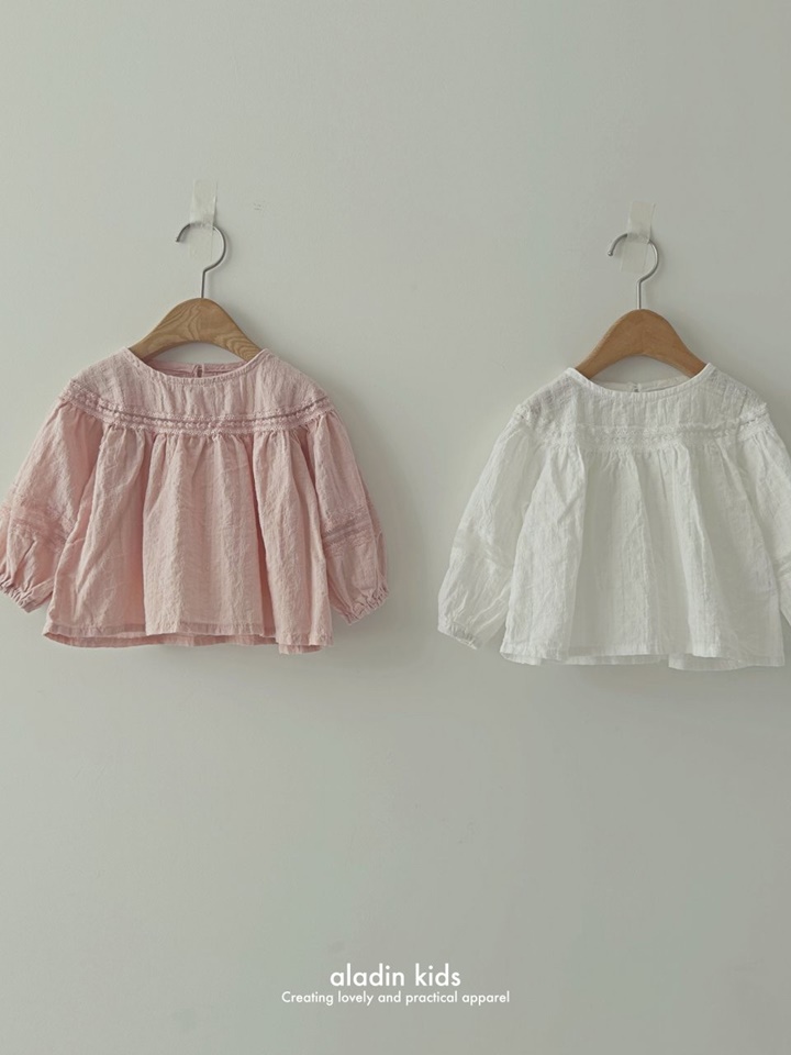 Signature Lace Yoke Blouse