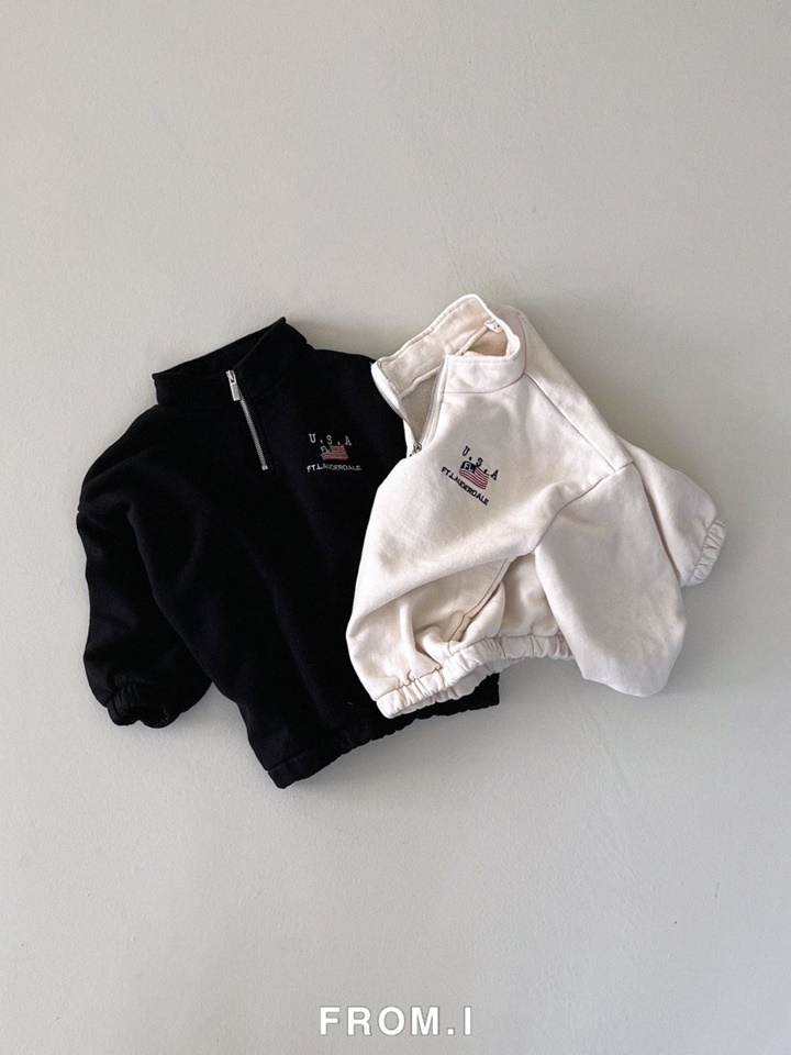 Half Zip Up USA