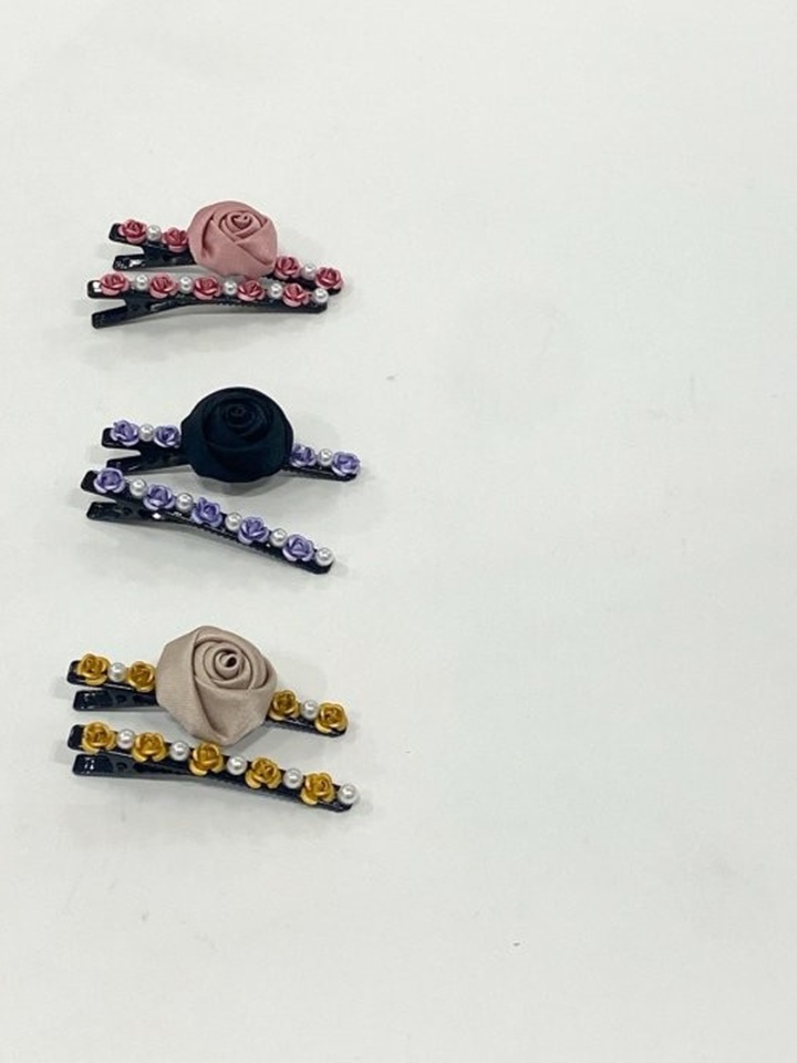 Rose Pearl Hair Clip Pin