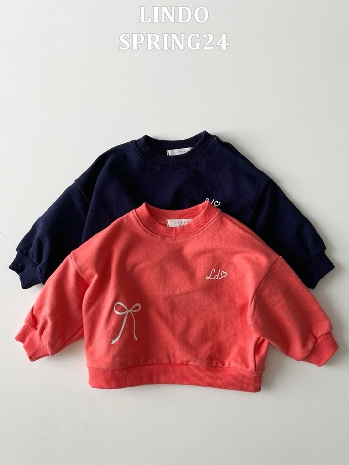 Ld Ribbon Crop Sweatshirt
