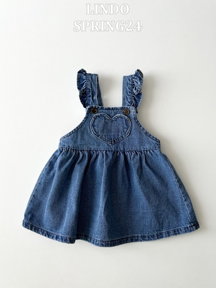 Love Denim Dungarees One-Piece