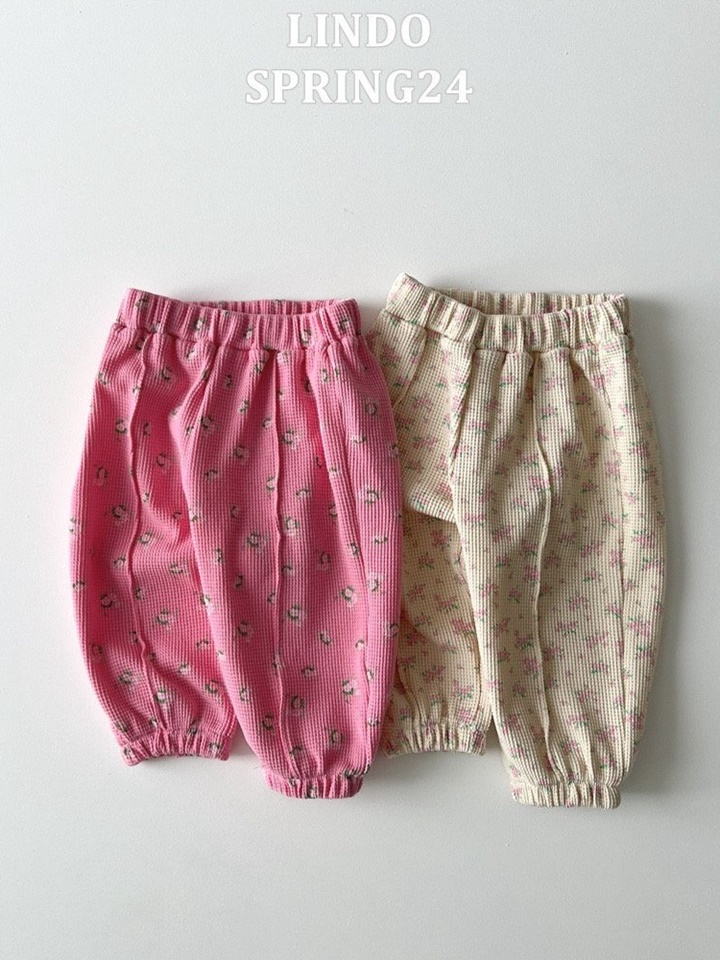 Floral Waffle Jogger