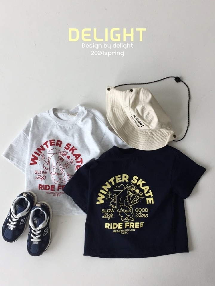 State Bear Box Tee With Mom