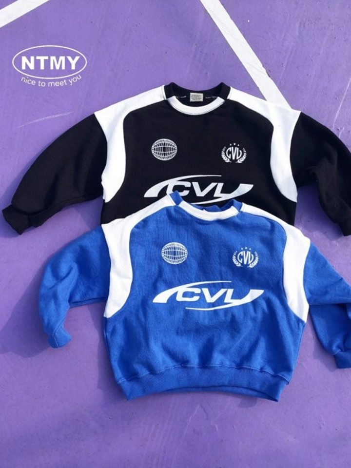 Sporty Color Sweatshirt