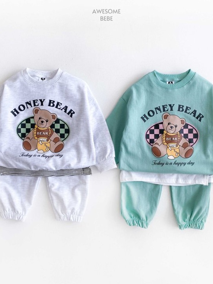 Honey Bear Top Bottom Set