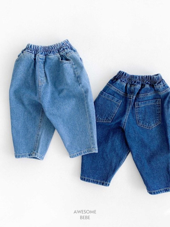 Balloon Baggy Denim Pants