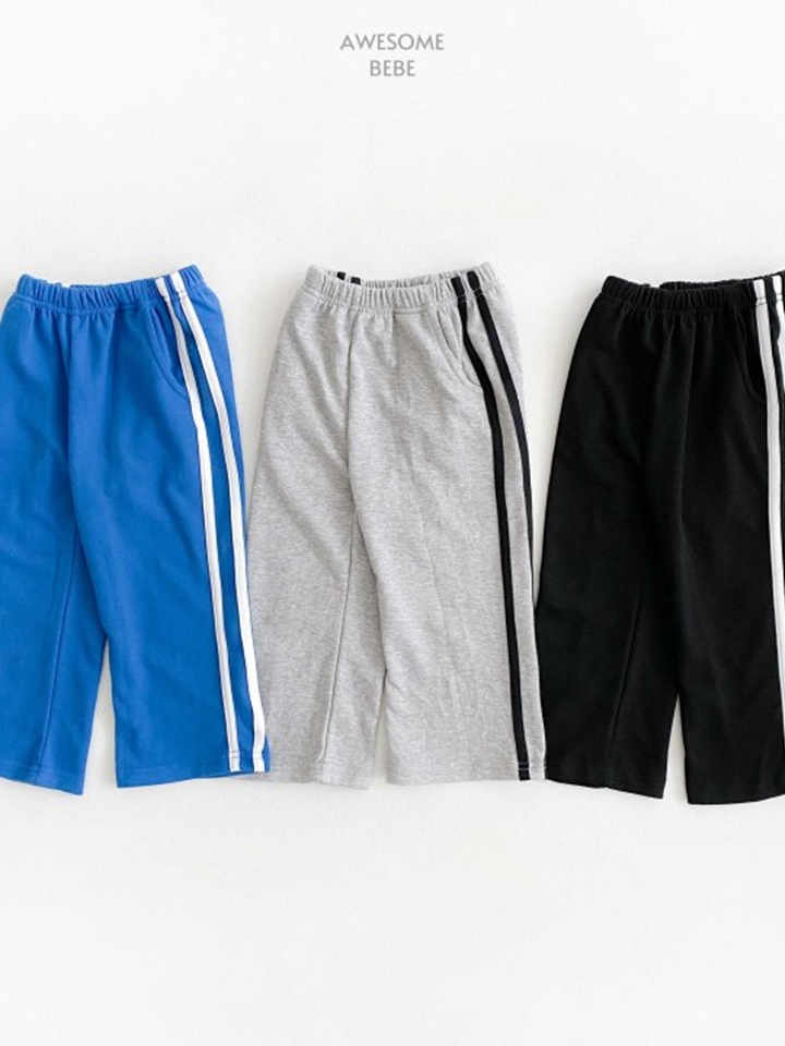 Two Line Wide Pants