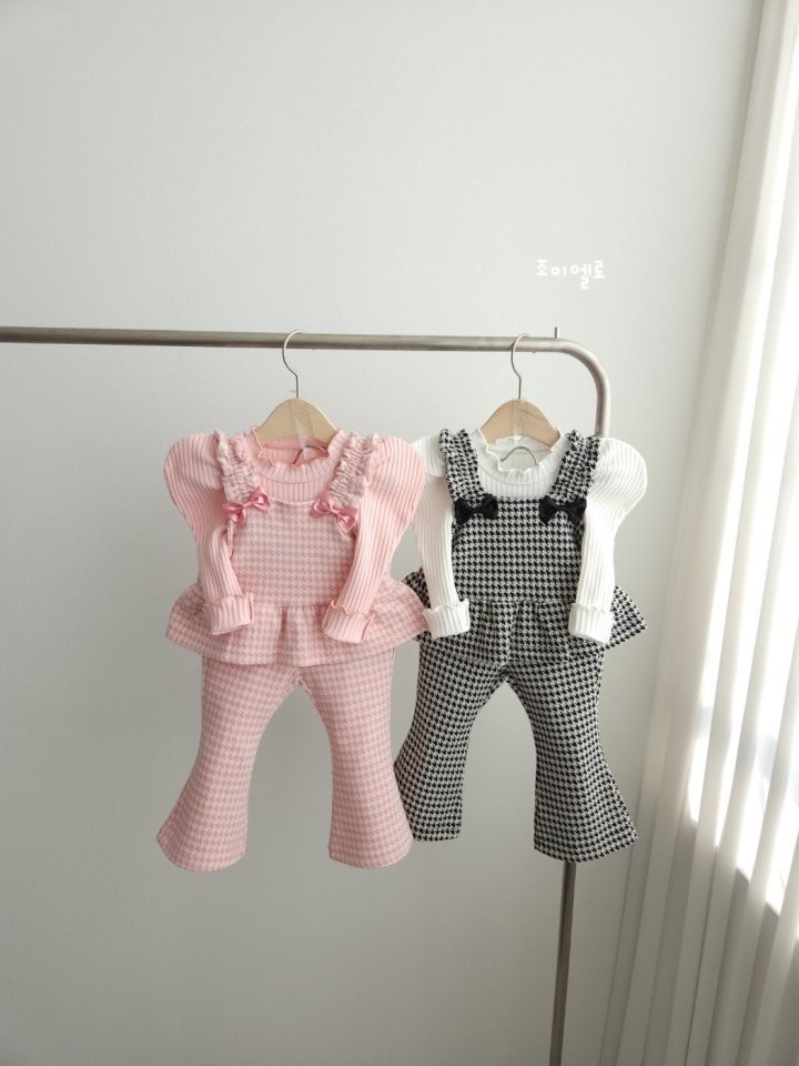 Bird Sleeveless Top Bottom Set