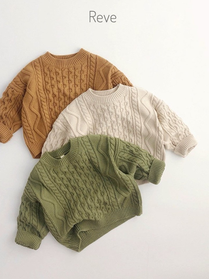 Slit Cable Knit