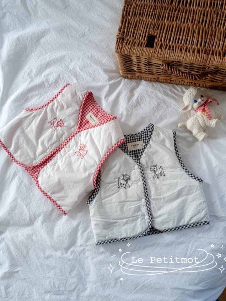 Check Reversible Vest