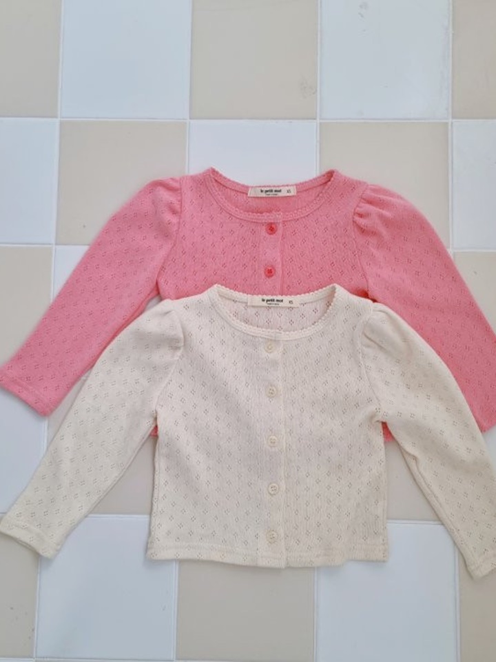 Eyelet Cardigan