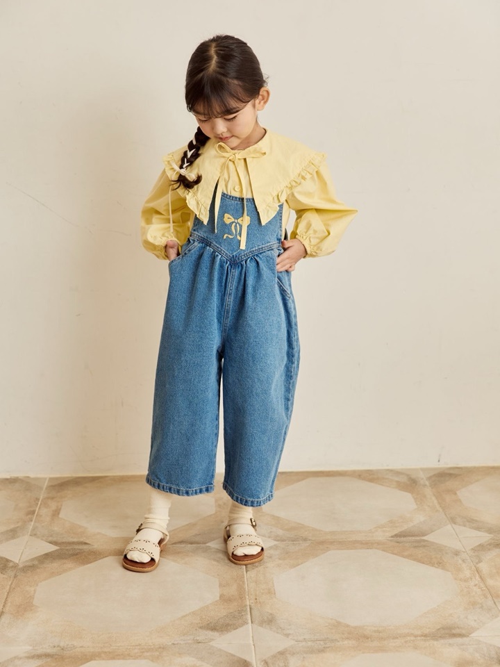 Ribbon Dungarees Jumpsuit