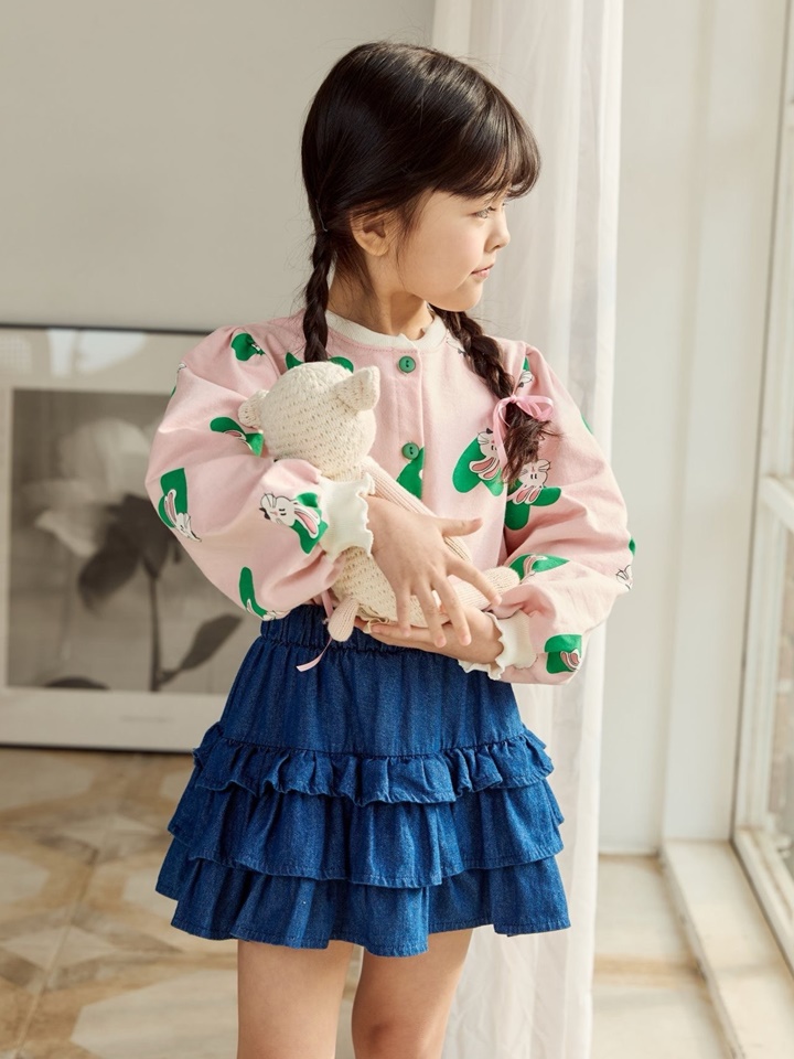 Denim Kan Kang Skirt