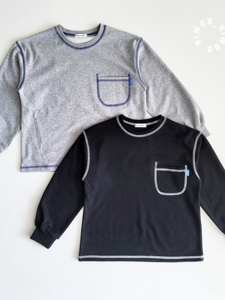 Over Stitch Banding Tee