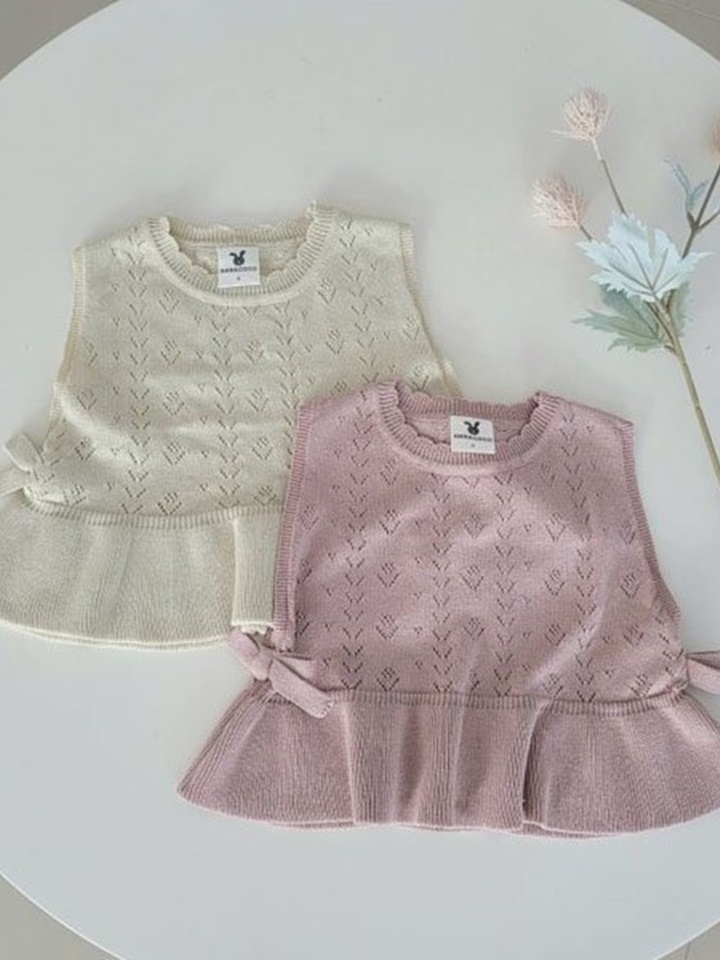 Ribbon Frill Vest