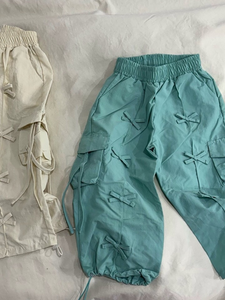 Ribbon Cargo Pants