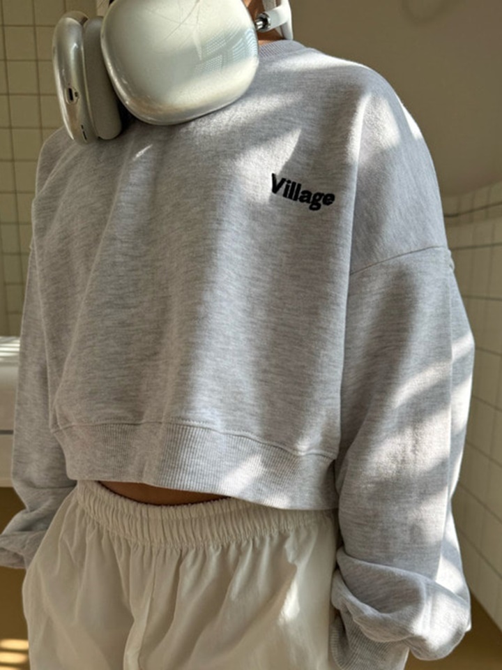 Village Crop Sweatshirt