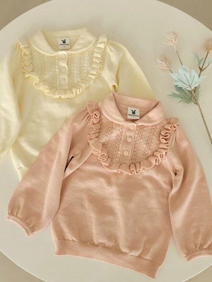 Collar Frill Knit