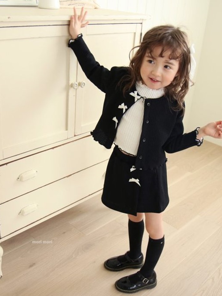 Waffle Ribbon Cardigan