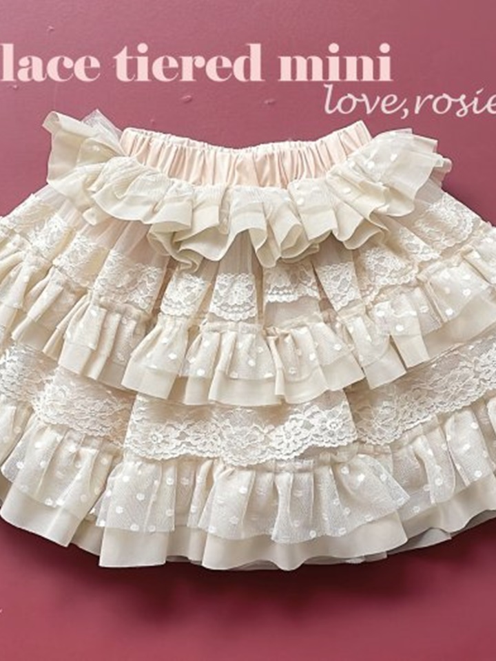 Lace Kan Kan Skirt
