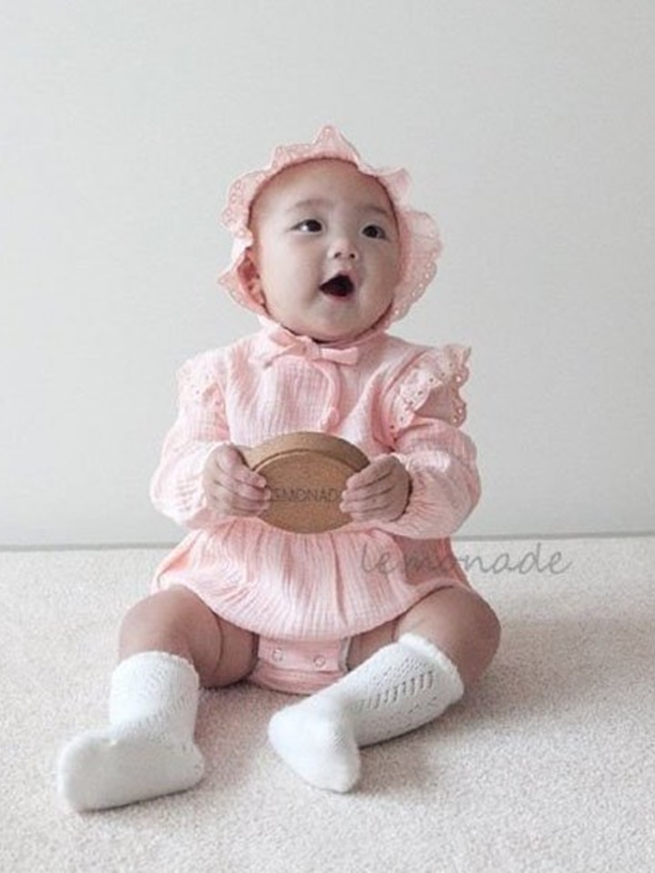 Milk Bonnet Body Suit