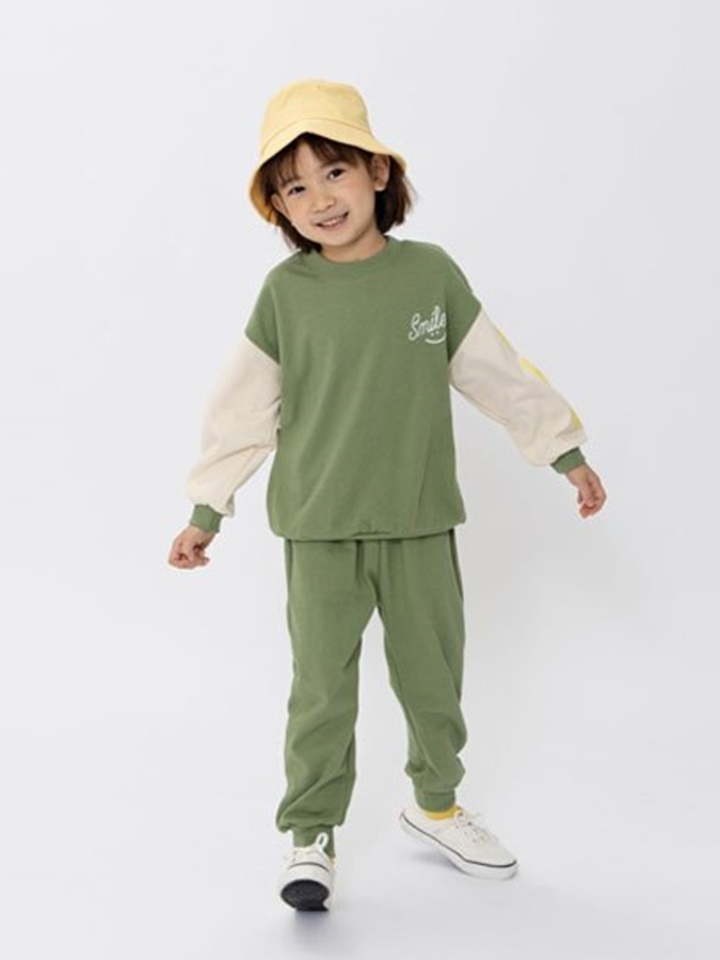Lettering Smile Top Bottom Set