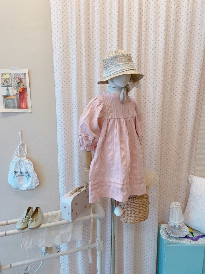 Lace Pintuck One-Piece