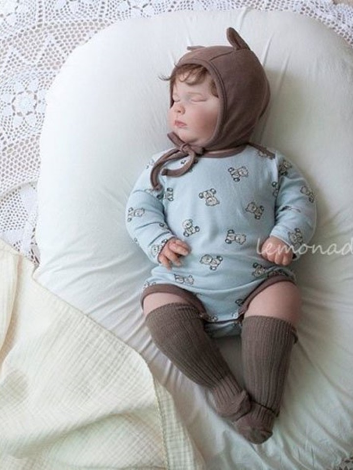 Tiny Bear Body Suit Set