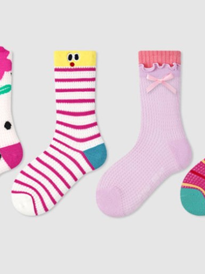 639 Dot Flower Socks