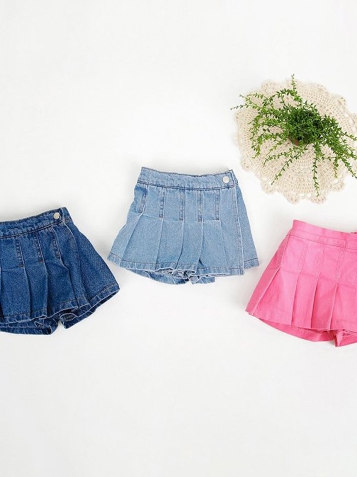 Wrinkle Skirt Pants