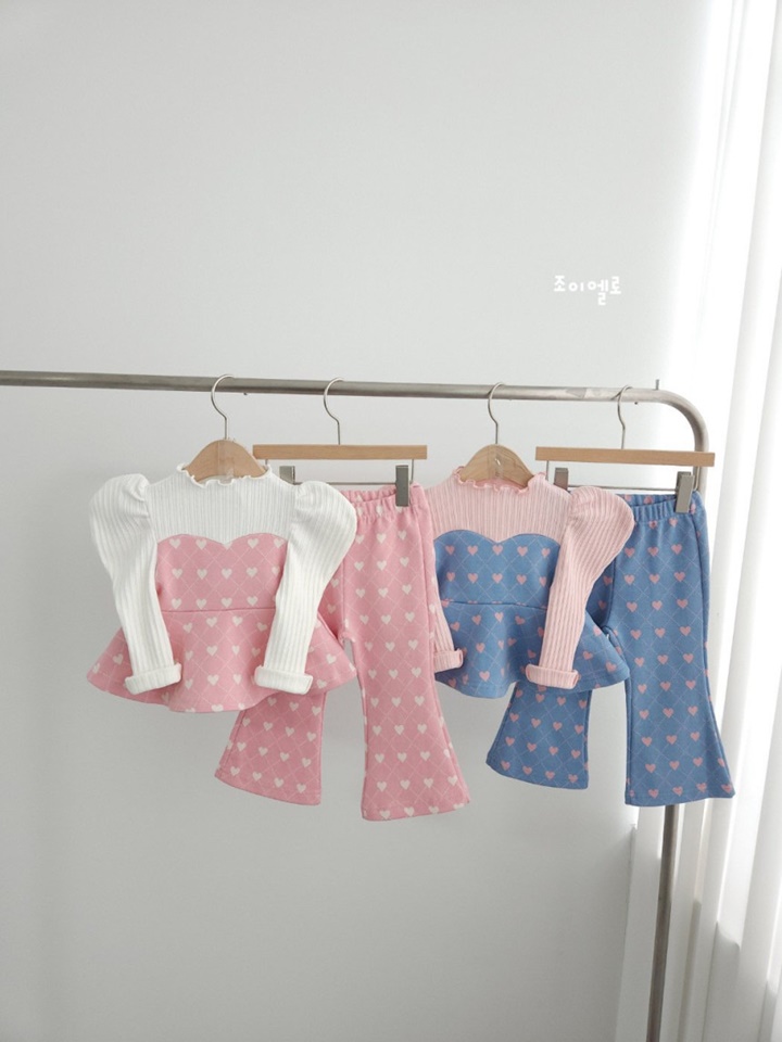 Love Argyle Top Bottom Set