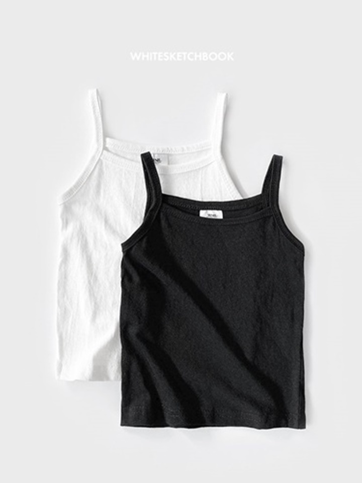 New Basic String Sleeveless Tee