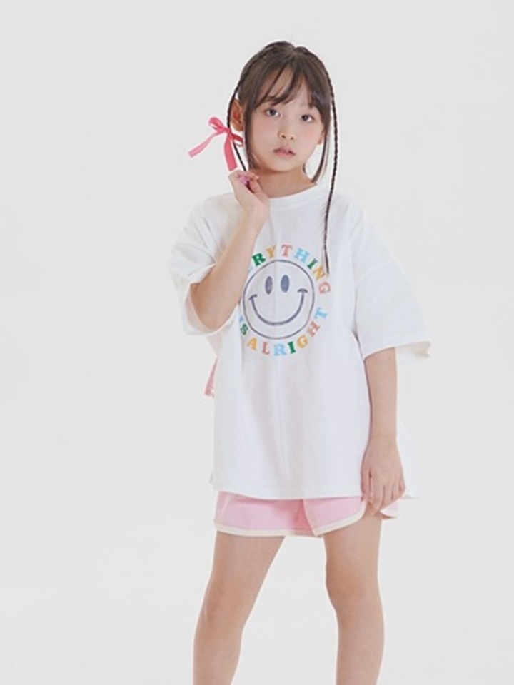 Rainbow Smile Short Sleeve Tee